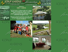 Tablet Screenshot of kirupkabins.com.au